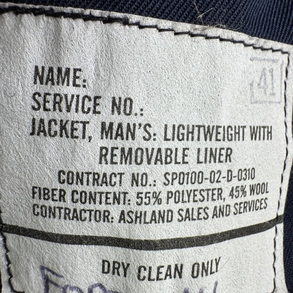 Vintage DSCP Wings Collection Bomber Jacket Men 42L Wool Air Force Pilot - Picture 7 of 9